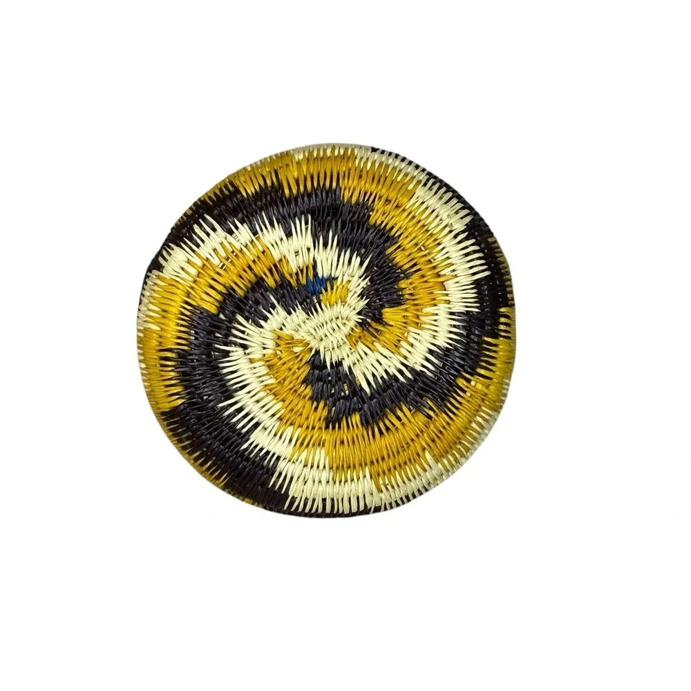 Indigenous Panama Village Handwoven Basket Small Size‎ Woven Basket